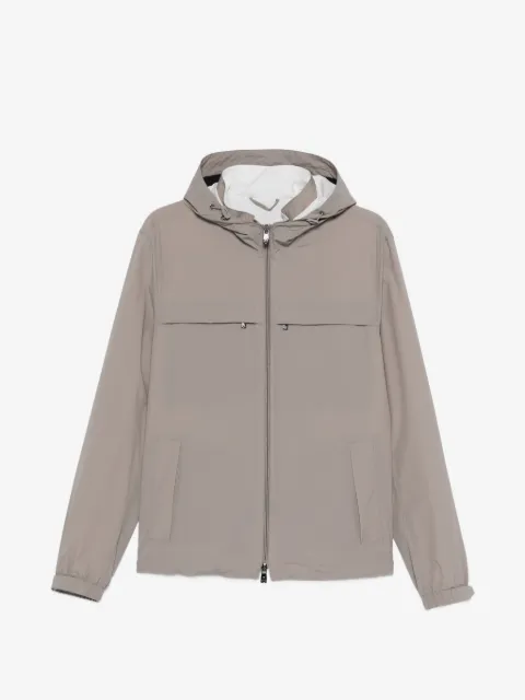 Corneliani hooded zip jacket