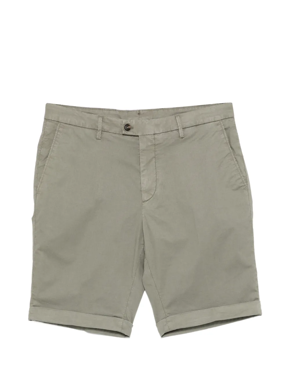 Corneliani cuffed shorts - Verde