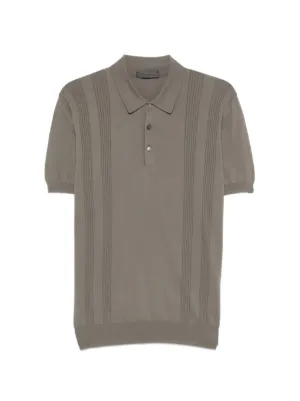 Brioni テクスチャード ポロシャツ | グリーン | FARFETCH JP
