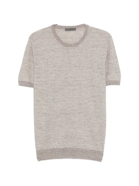 Corneliani striped crew-neck T-shirt
