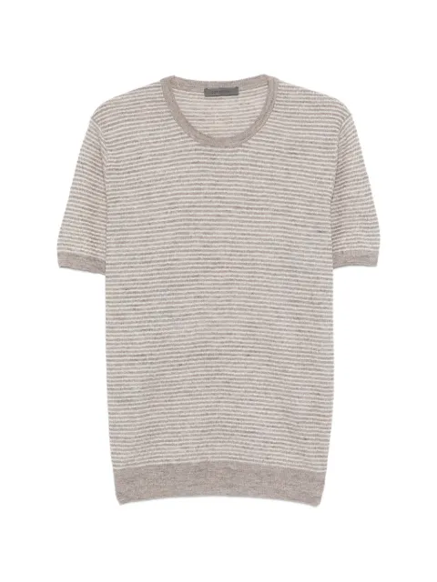 Corneliani striped crew-neck T-shirt