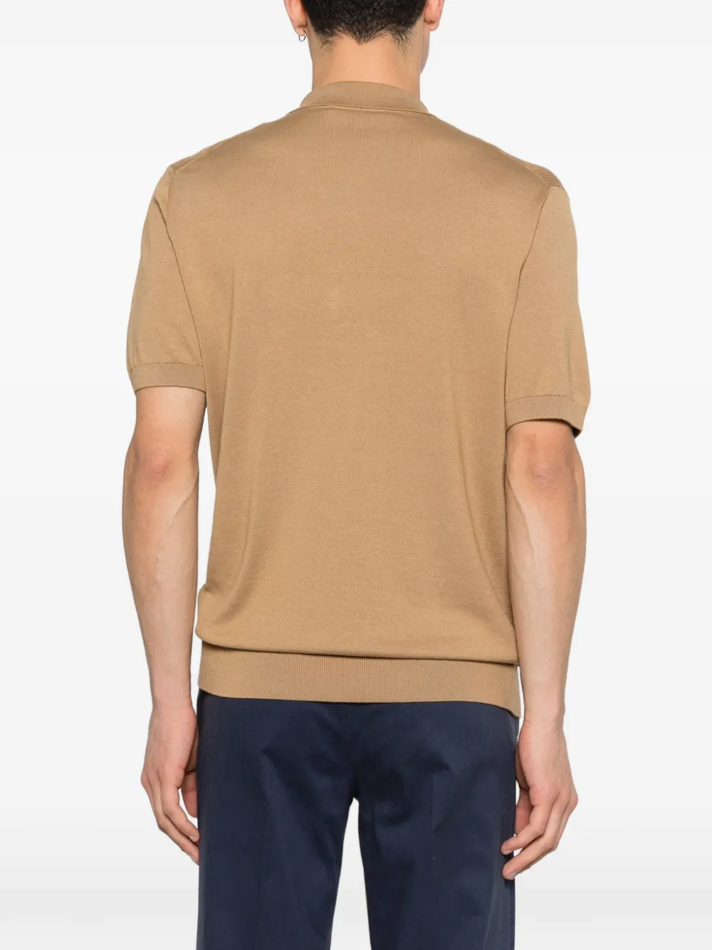 Corneliani Poloshirt met textuur Beige