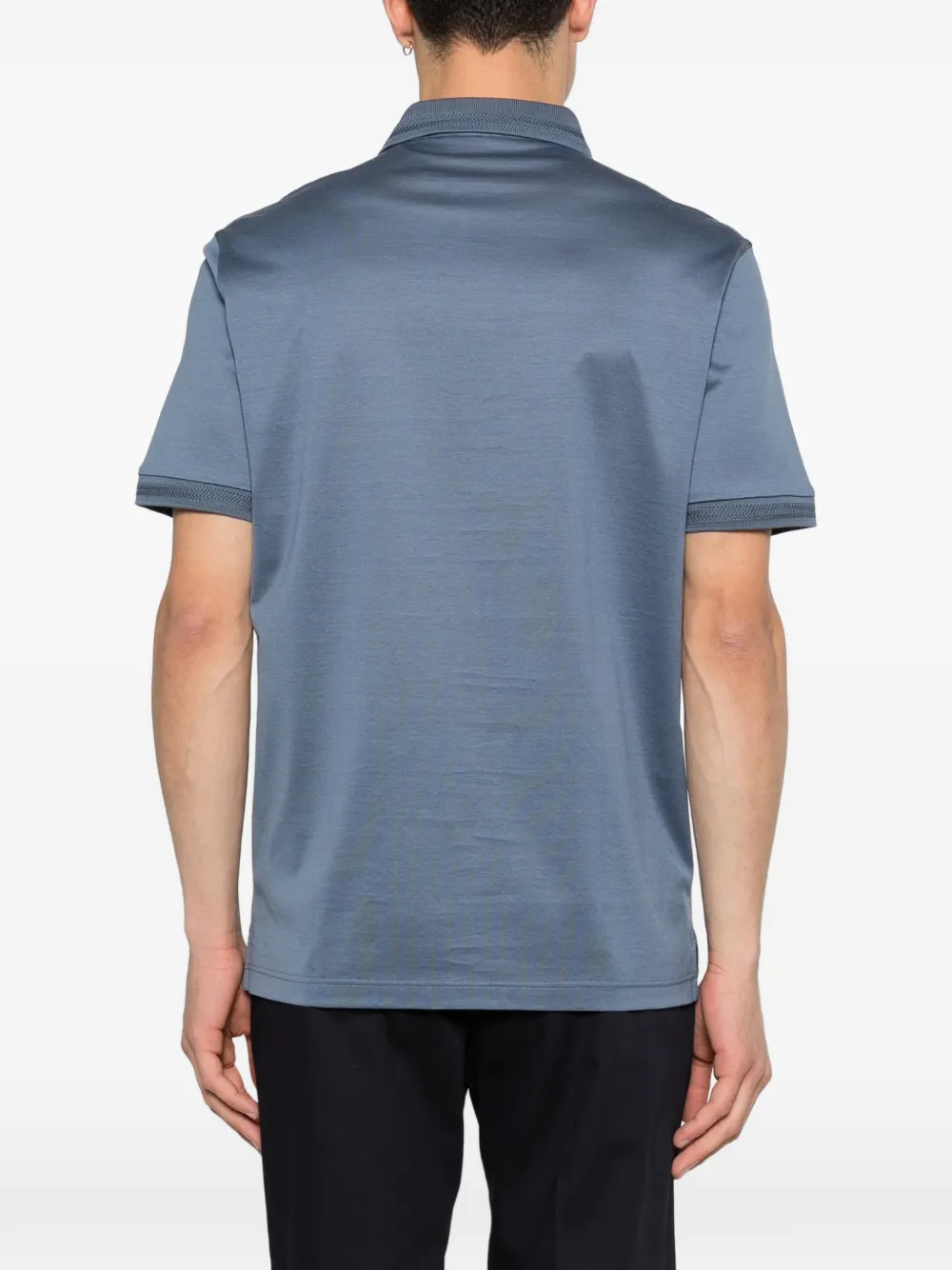 Corneliani Poloshirt met korte mouwen Blauw