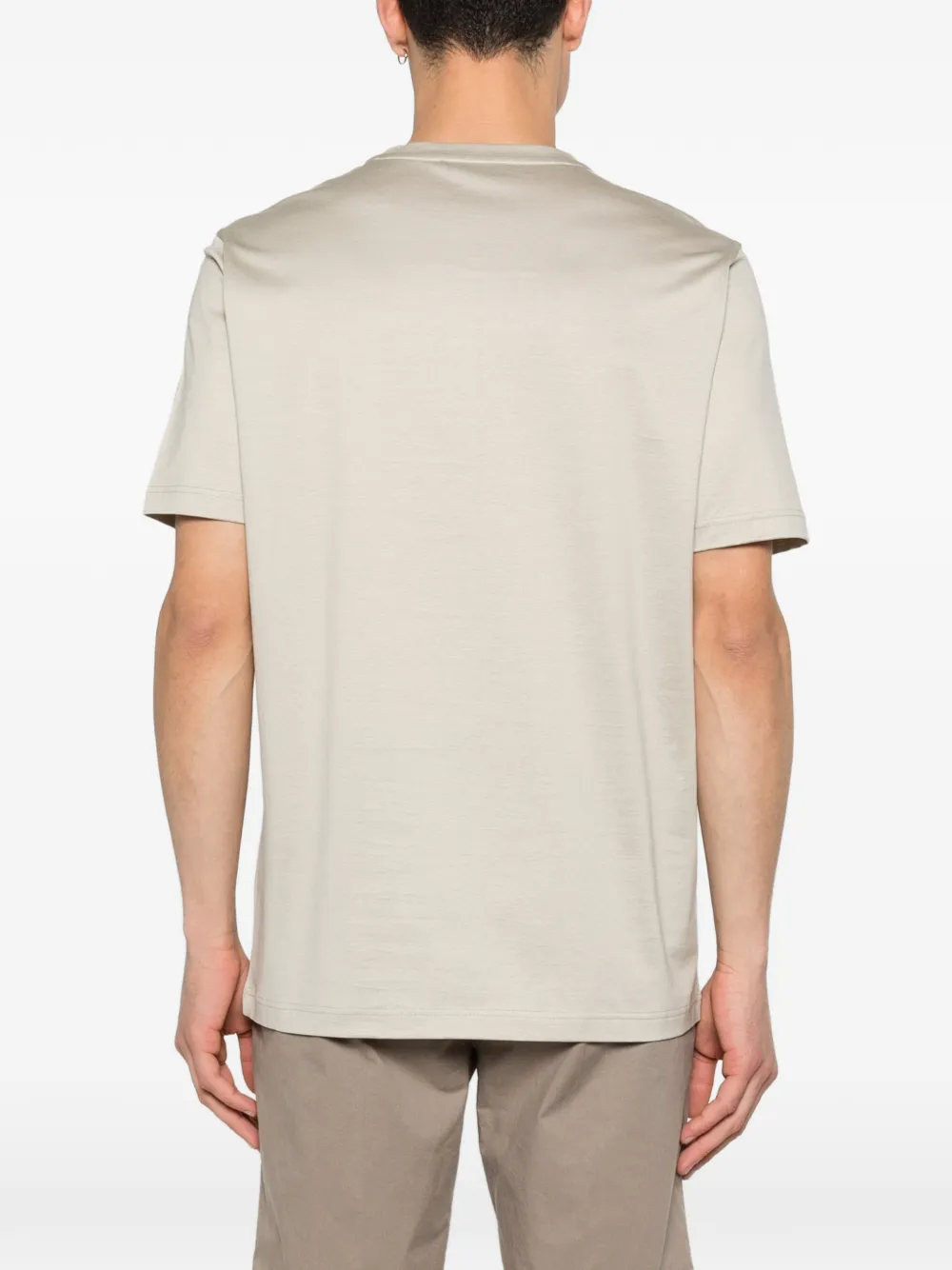 Corneliani T-shirt met ronde hals Beige