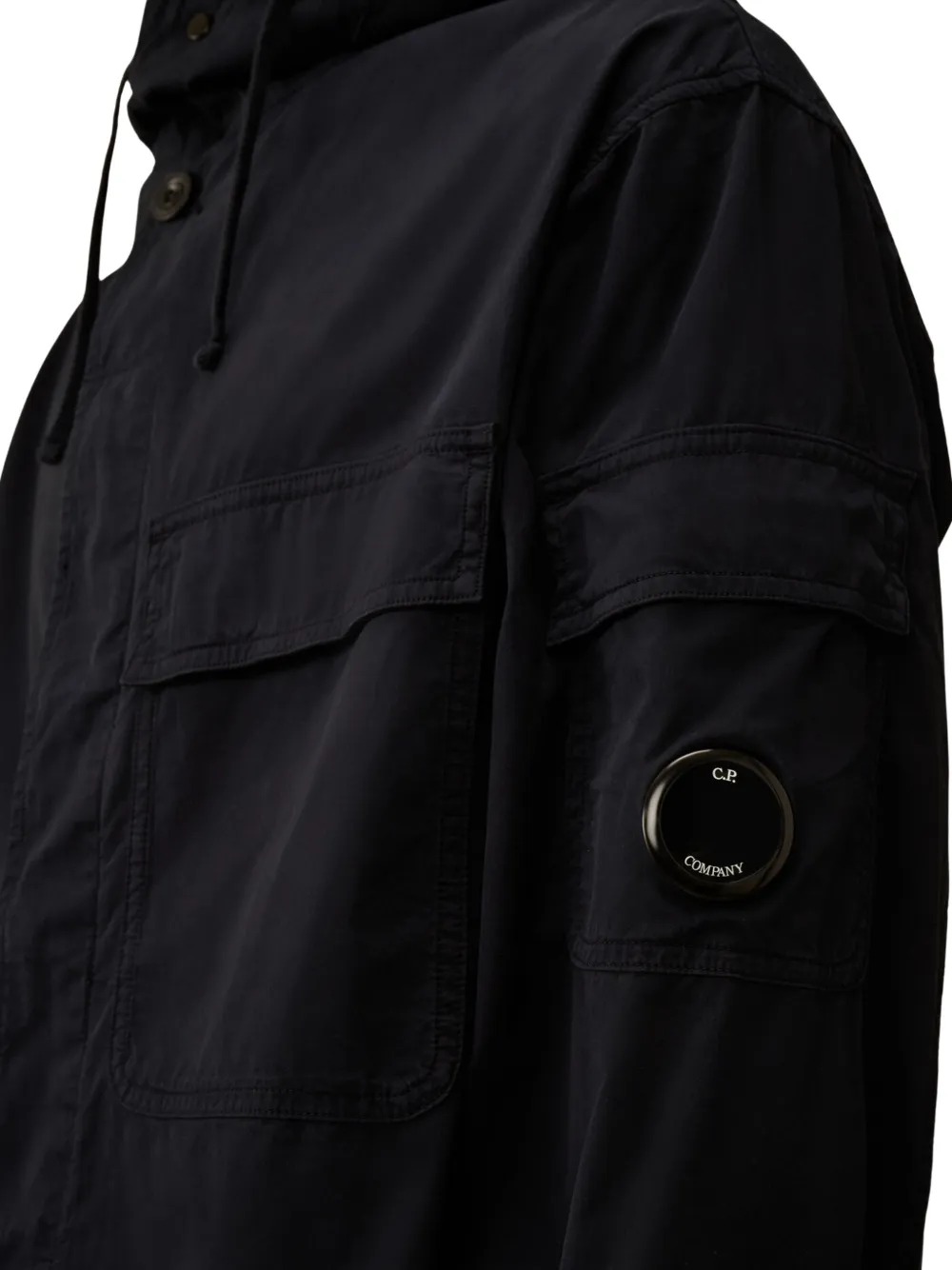 C.P. Company Jack met capuchon Zwart