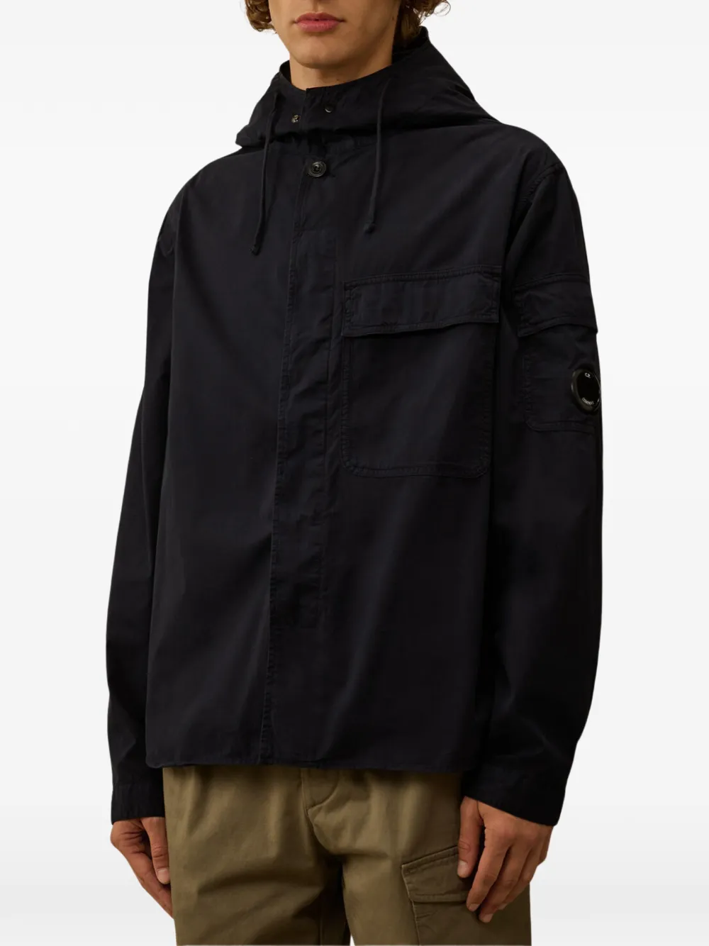 C.P. Company Jack met capuchon Zwart