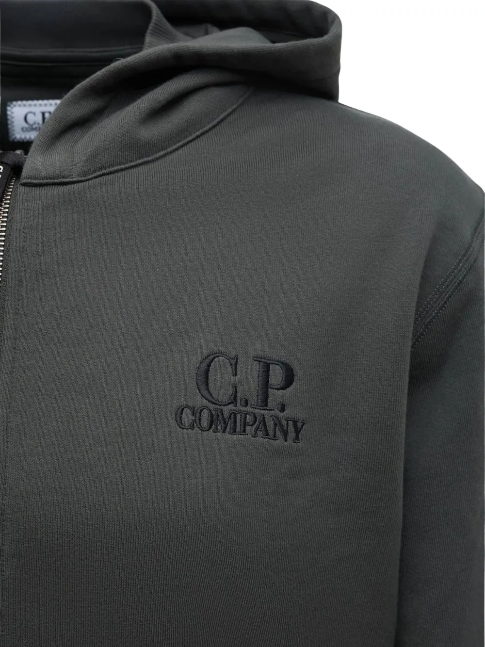 C.P. Company Hoodie met rits Grijs