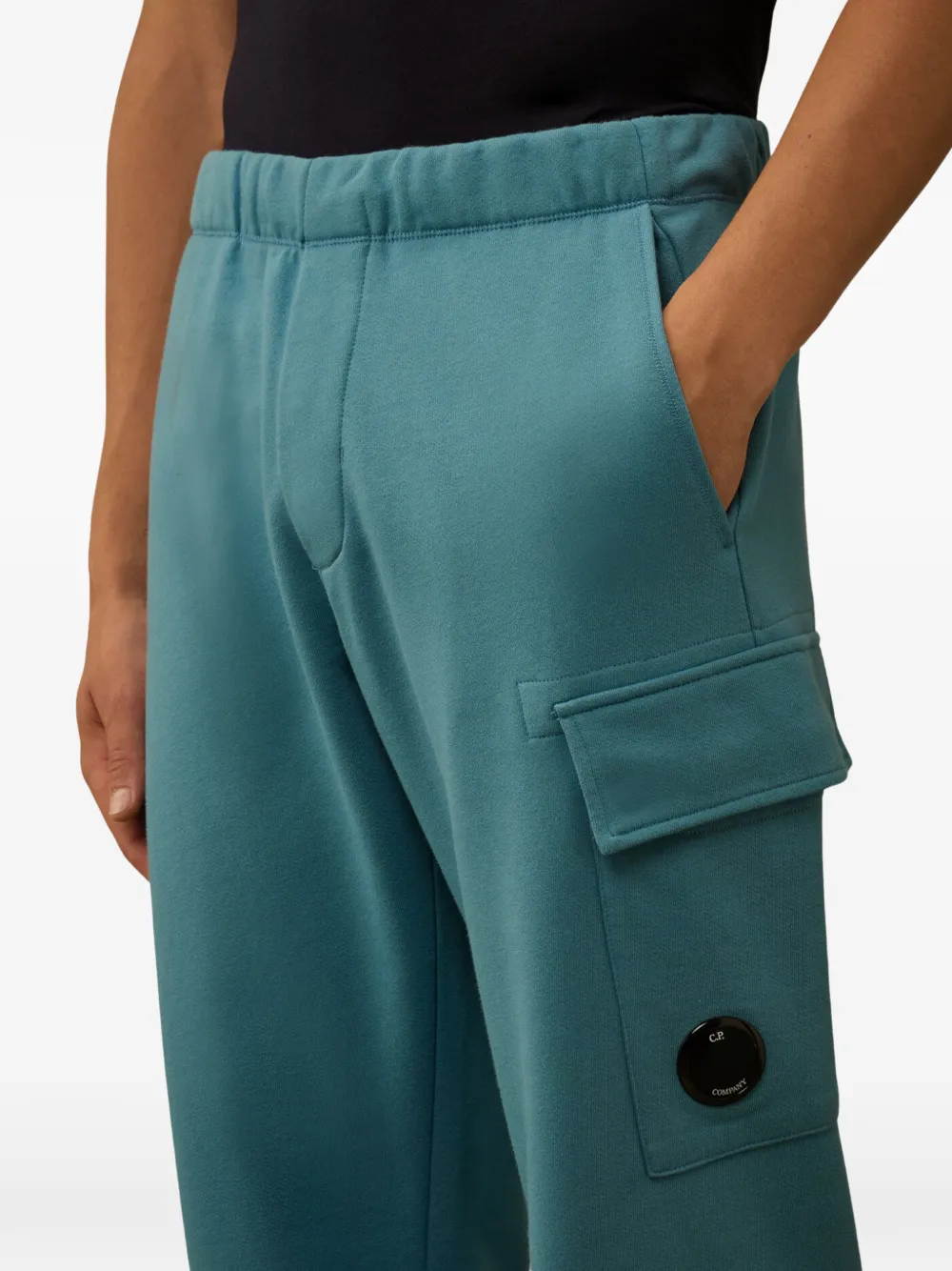 C.P. Company Trainingsbroek met cargo zak Blauw