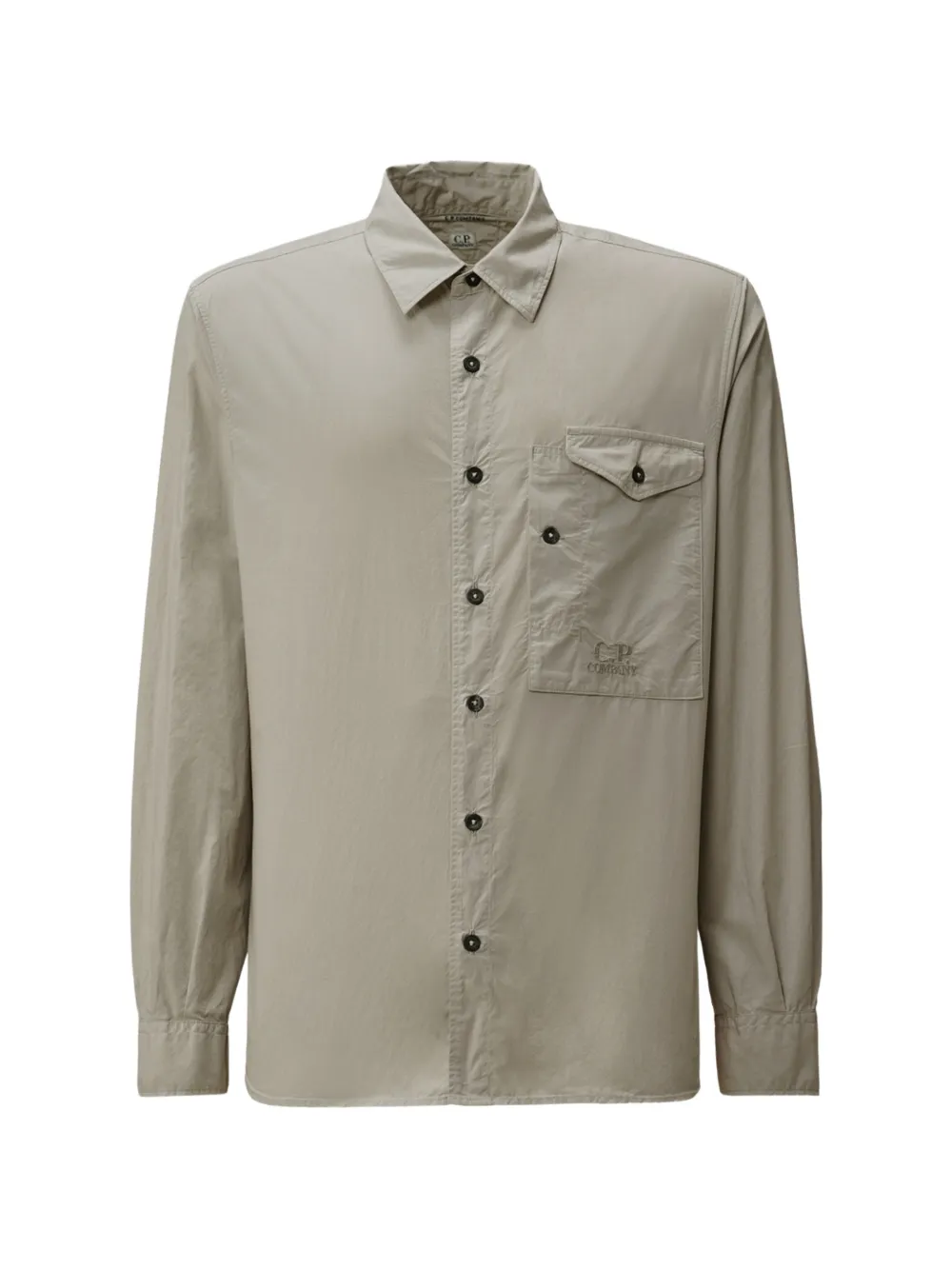 C.P. Company chest-pocket long-sleeve shirt - Toni neutri