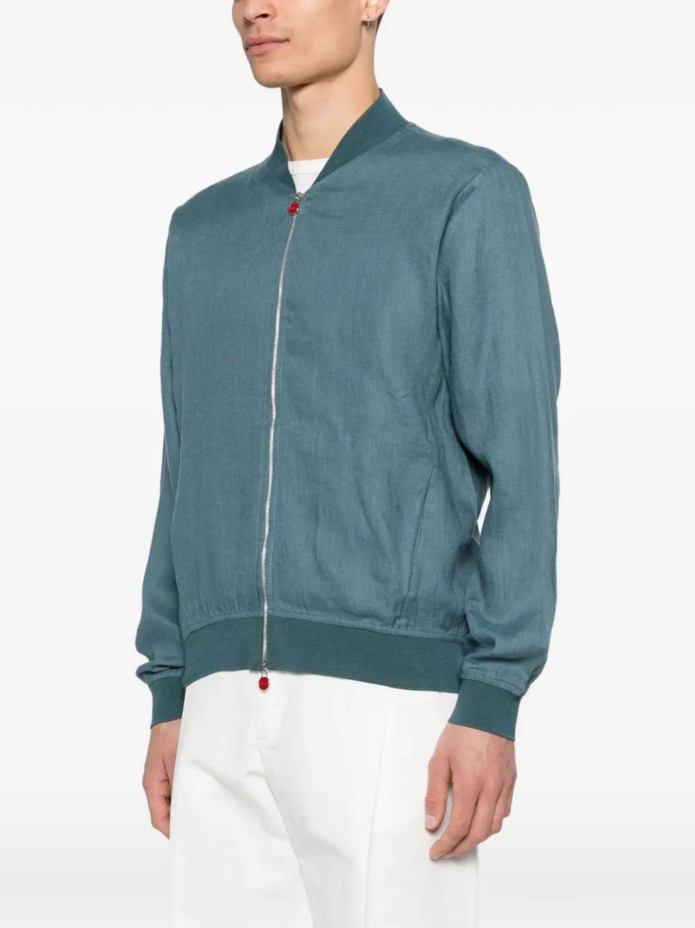 Zipped Linen Jacket