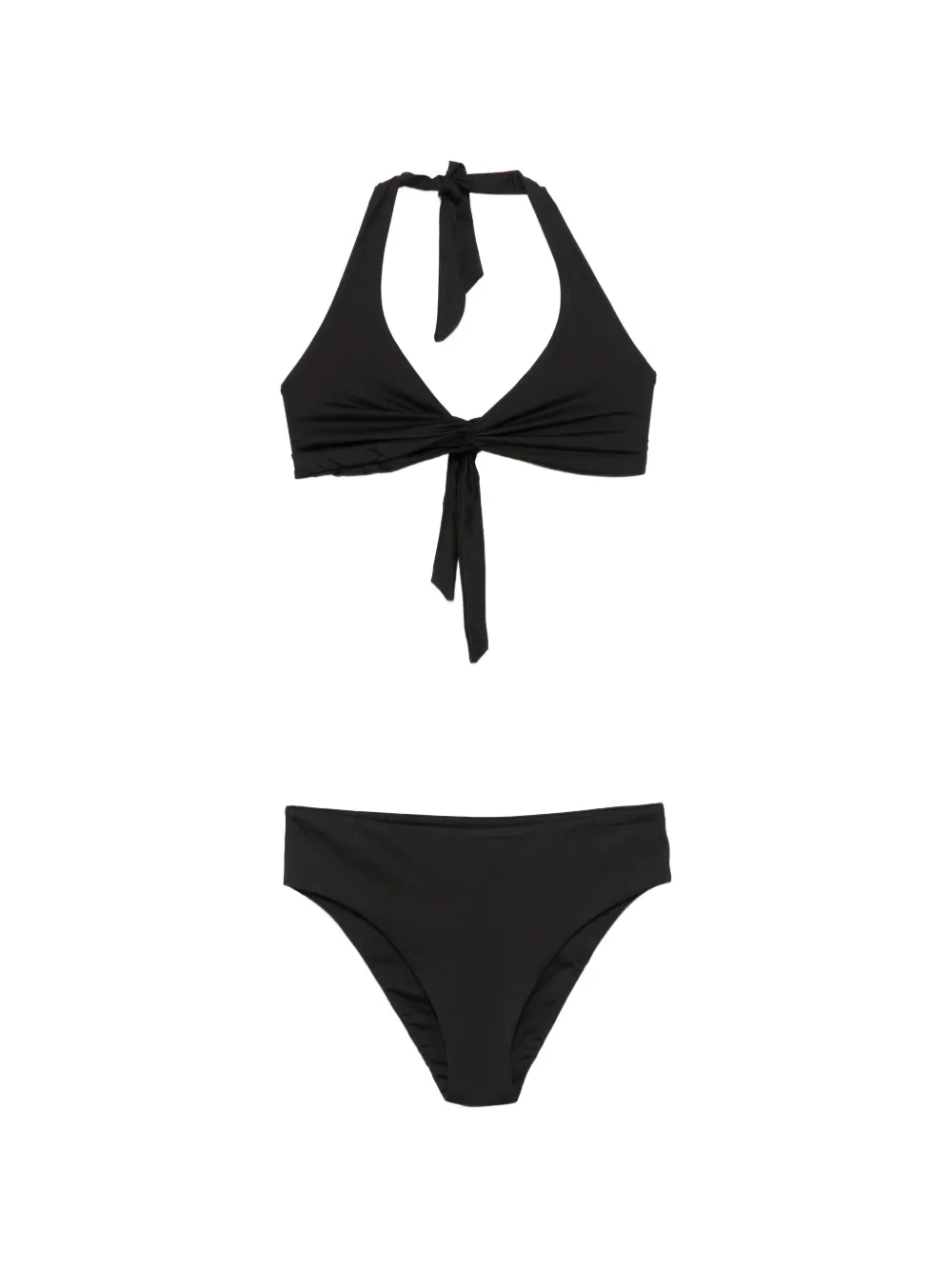 Fisico tie-knot bikini - Nero