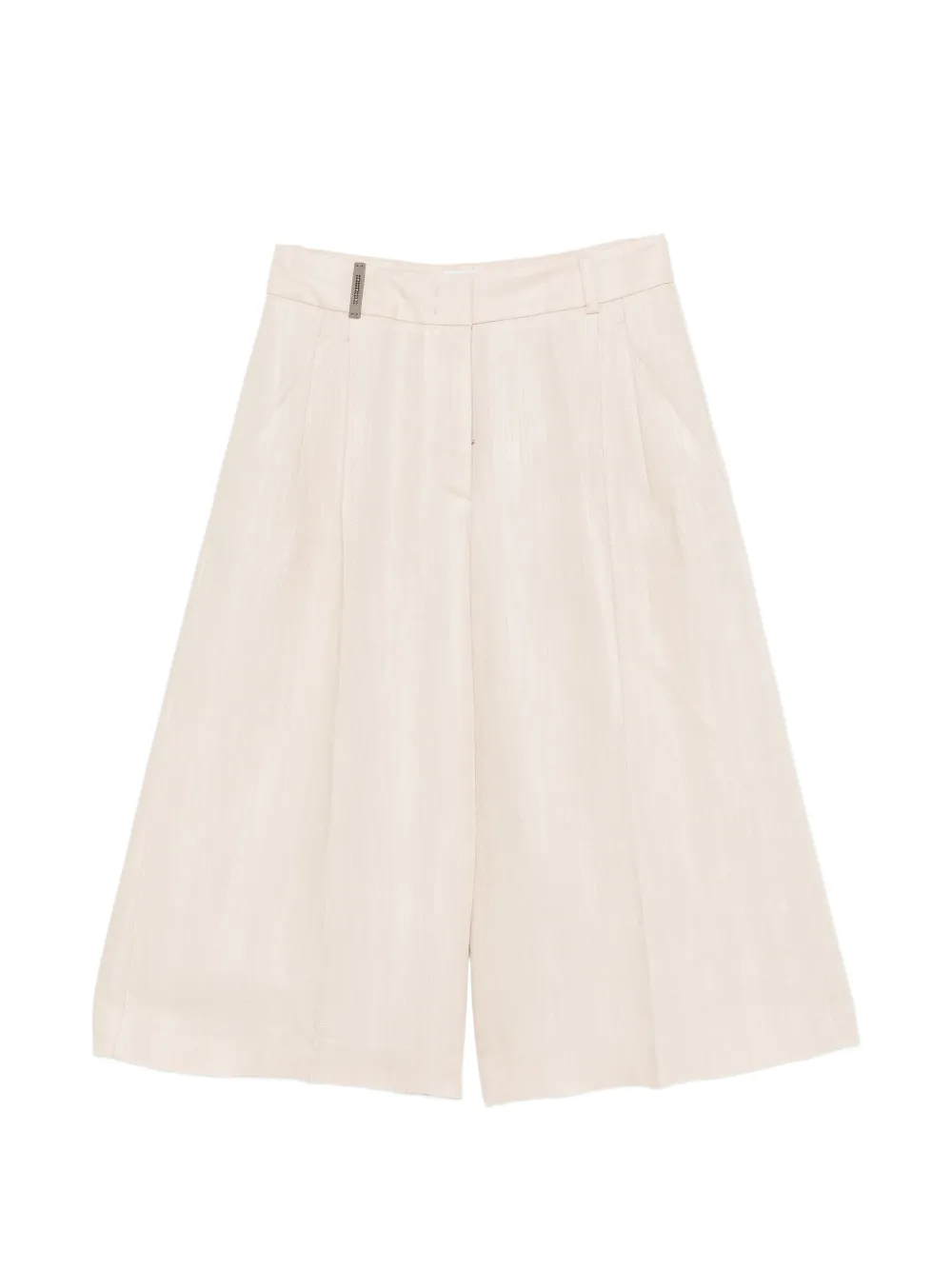 Peserico front-pleat shorts - Toni neutri