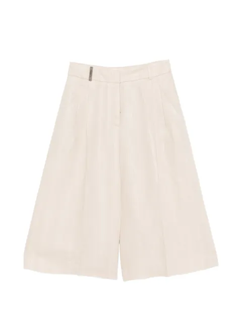 Peserico shorts con pinzas