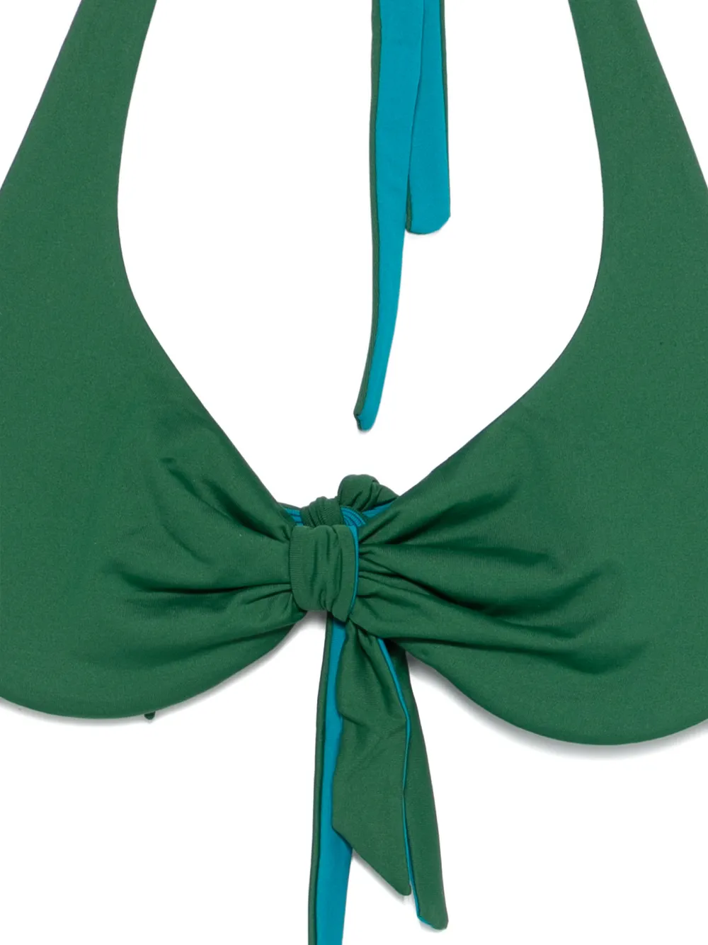  Fisico Bikini à Détail Noué - Vert 