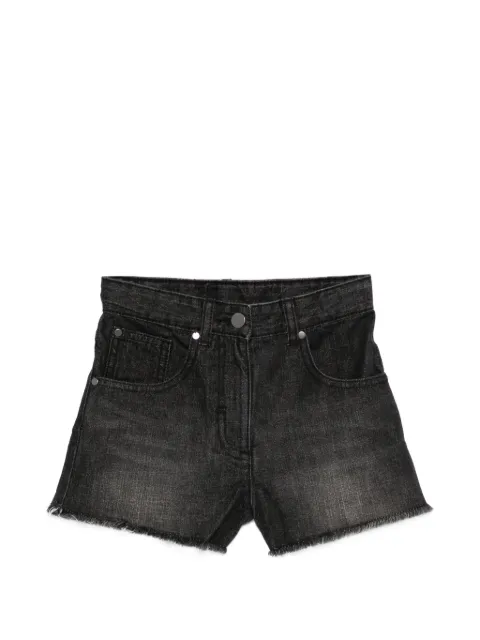 Stella McCartney Kids logo-embroidered shorts