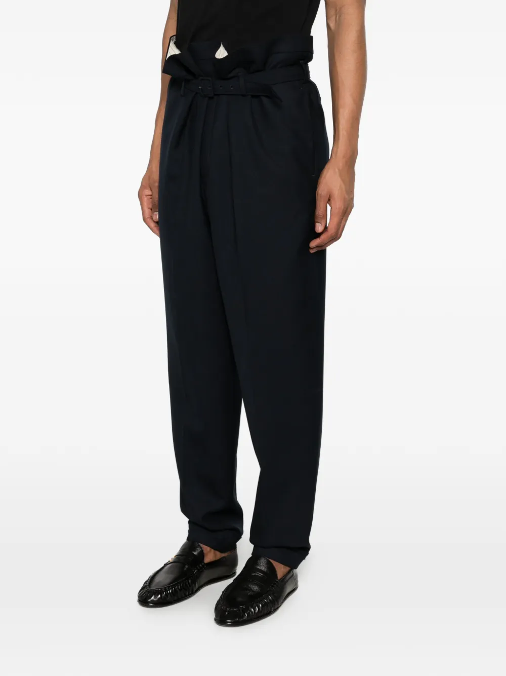 22AW SAINT LAURENT ベルベット ワイドパンツ Saint Laurent