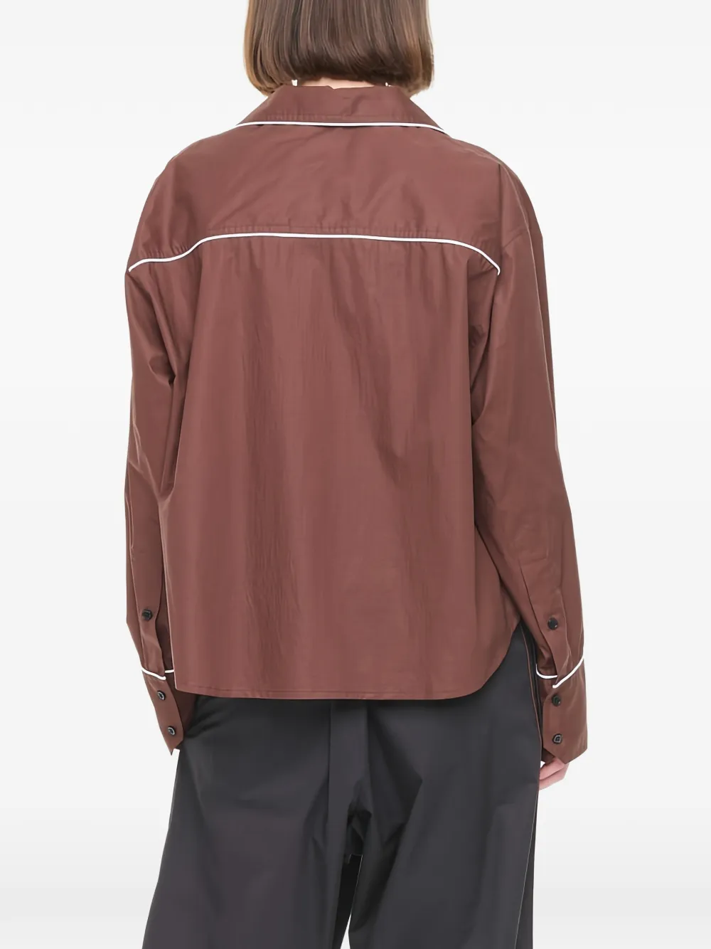  Plan C Long-sleeve Shirt - Brown 