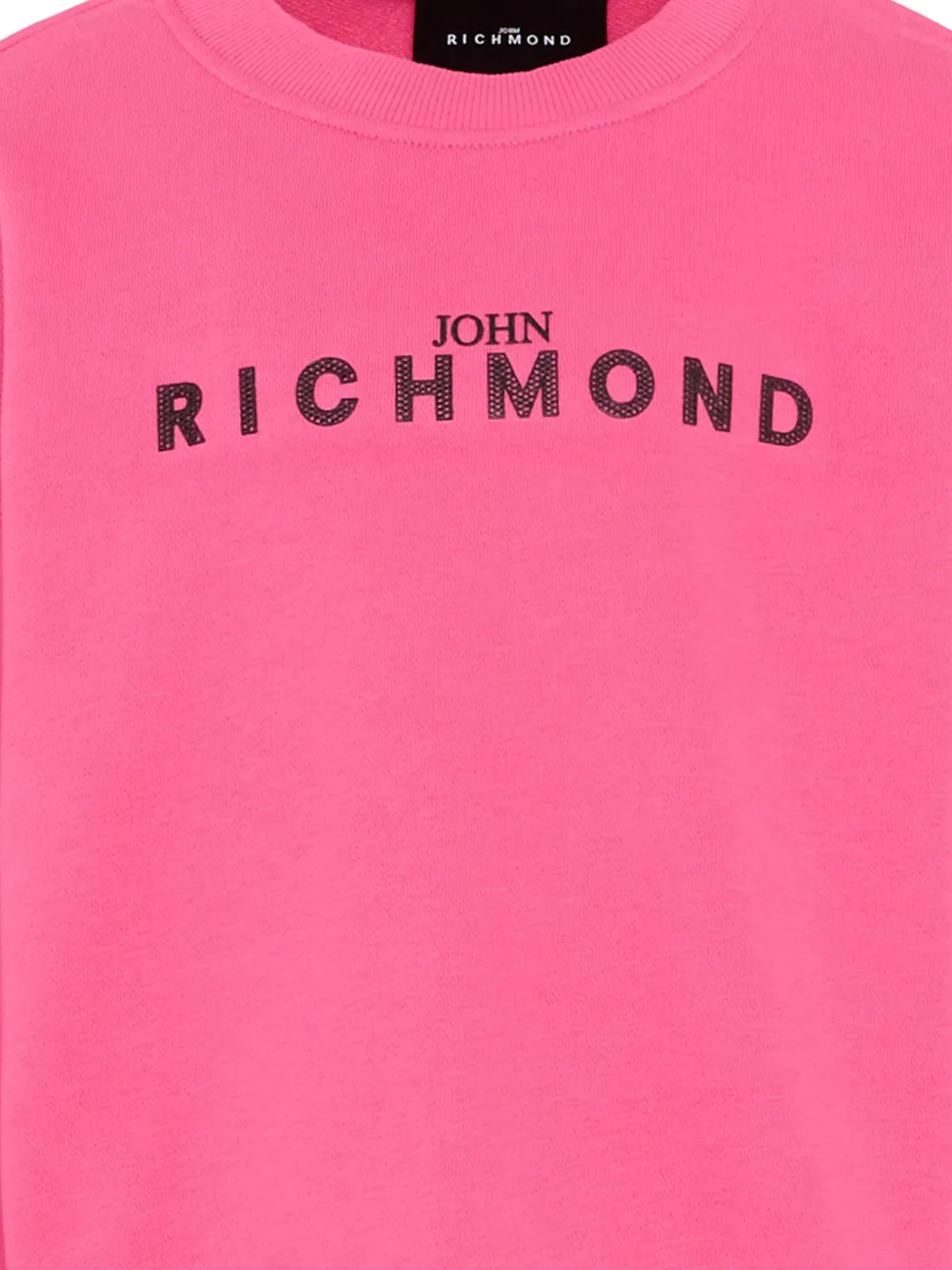  John Richmond Junior Logo Crew Neck Sweatshirt - Pink 