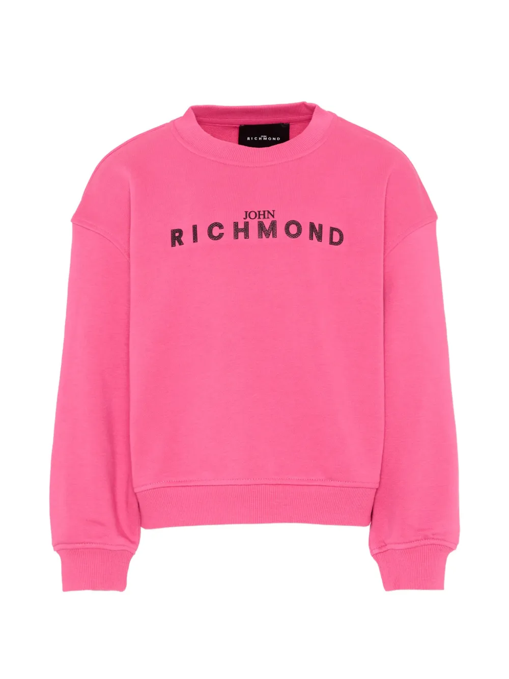 John Richmond Junior logo crew neck sweatshirt - Rosa