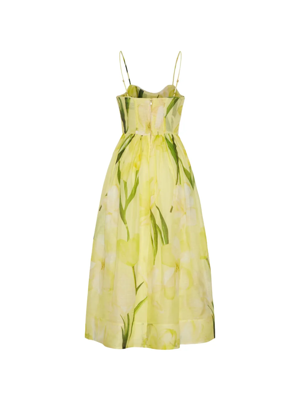Alba Floral-Print Midi Dress