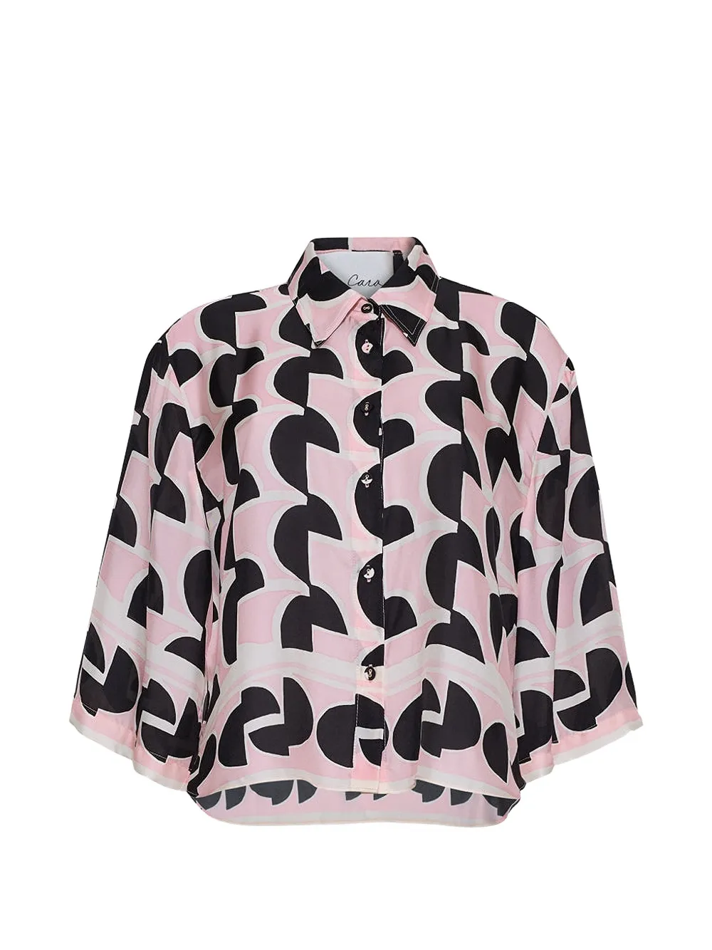Cara Cara Calvia geometric-print top - Rosa