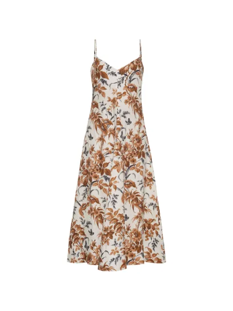 Cara Cara robe mi-longue Mae à col v