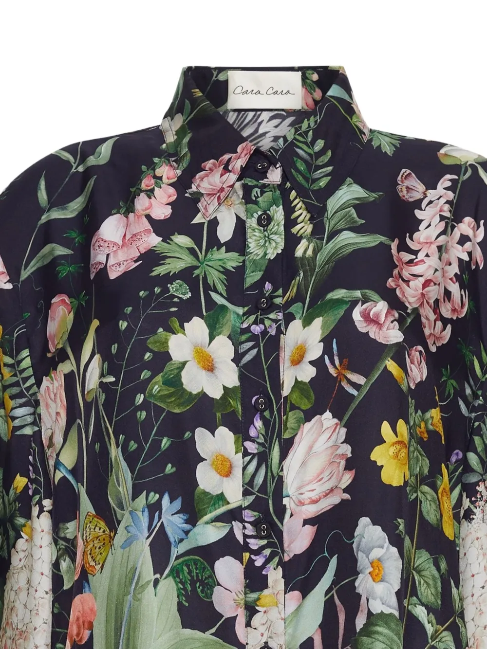  Cara Cara Calvia Floral-print Shirt - Blue 