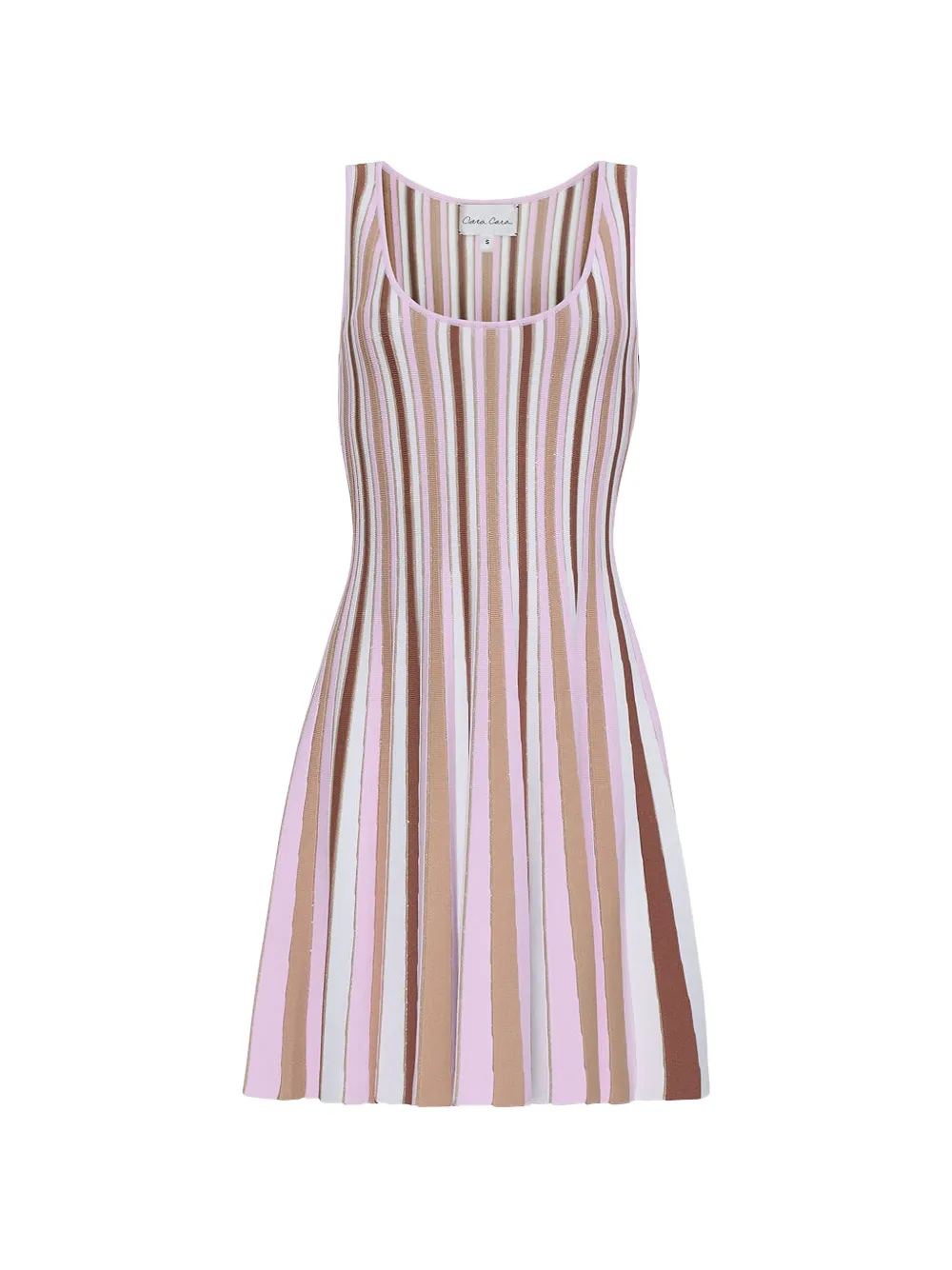 Cara Cara Leila Striped Mini Dress In Multi