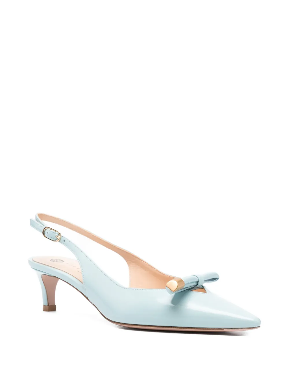 Roberto Festa bow-detail pointed-toe pumps Blauw