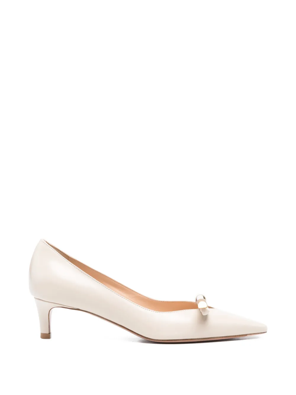Roberto Festa bow-detail pumps Beige