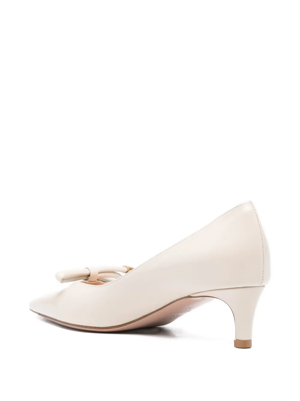Roberto Festa bow-detail pumps Beige