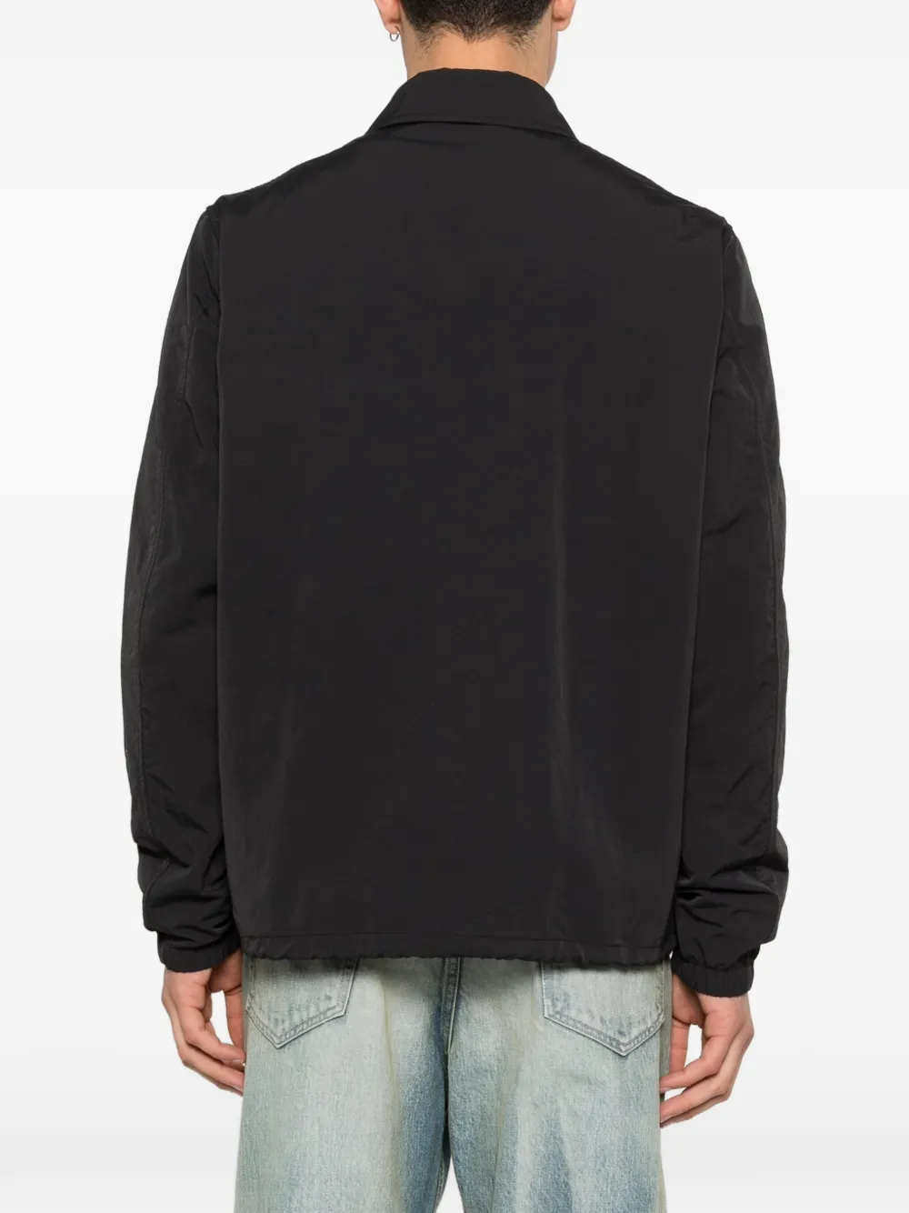 Barbour B.Intl Coach shirtjack met geborduurd logo Zwart