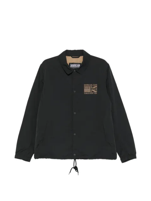 Barbour B.Intl Coach logo-embroidered shirt jacket