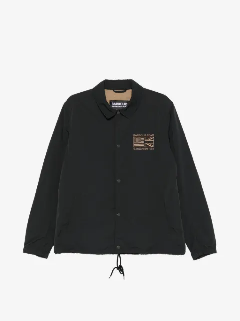 Barbour B.Intl Coach logo-embroidered shirt jacket