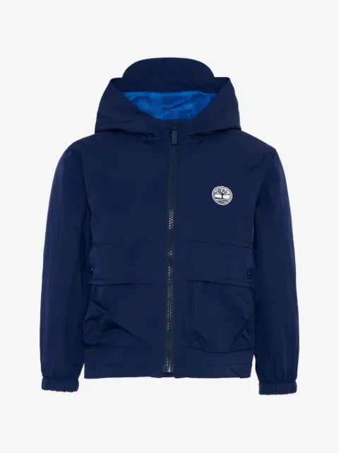 Timberland Kids logo hooded jacket