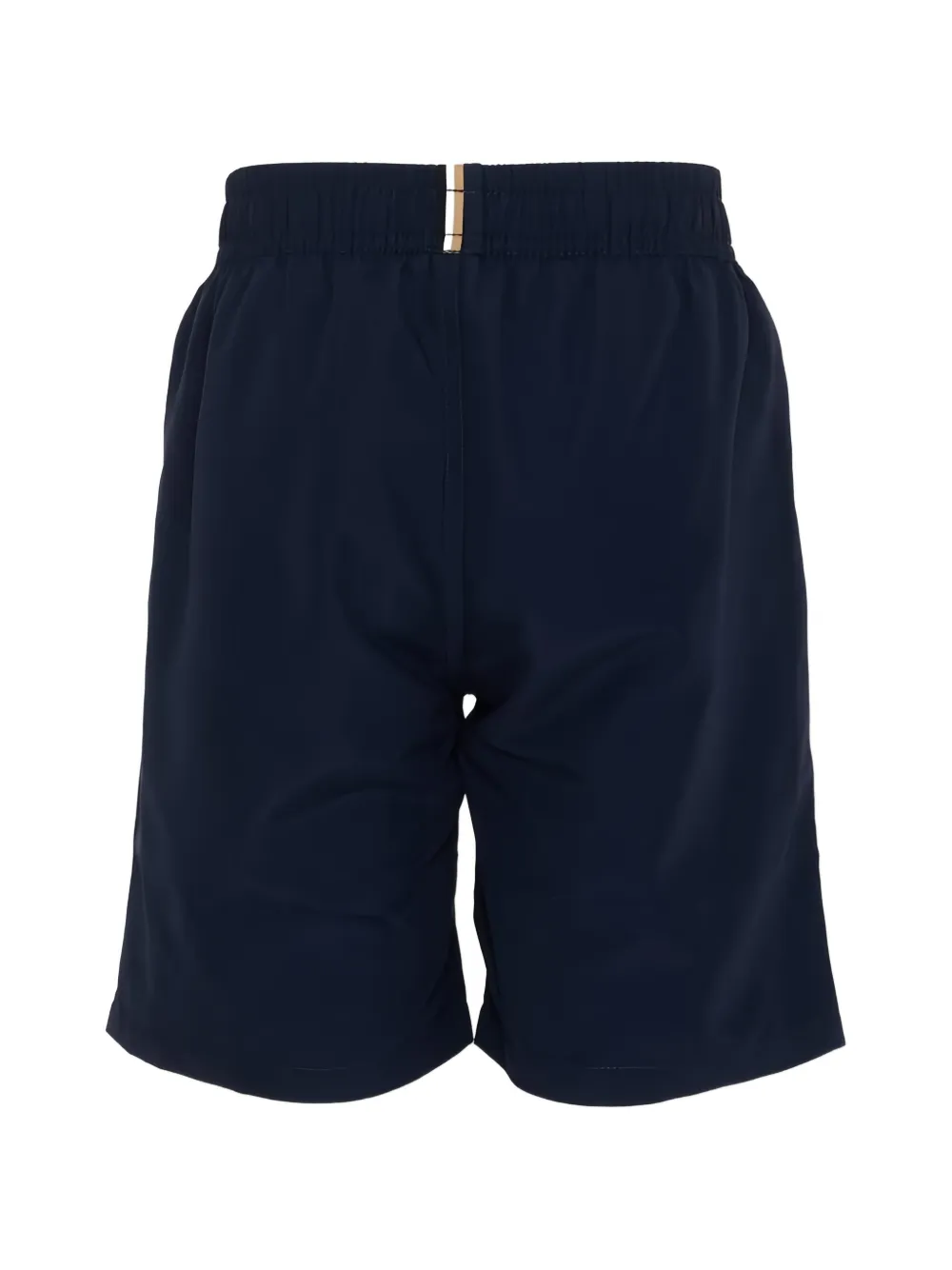 BOSS Kidswear Zwembroek met logo en print Blauw