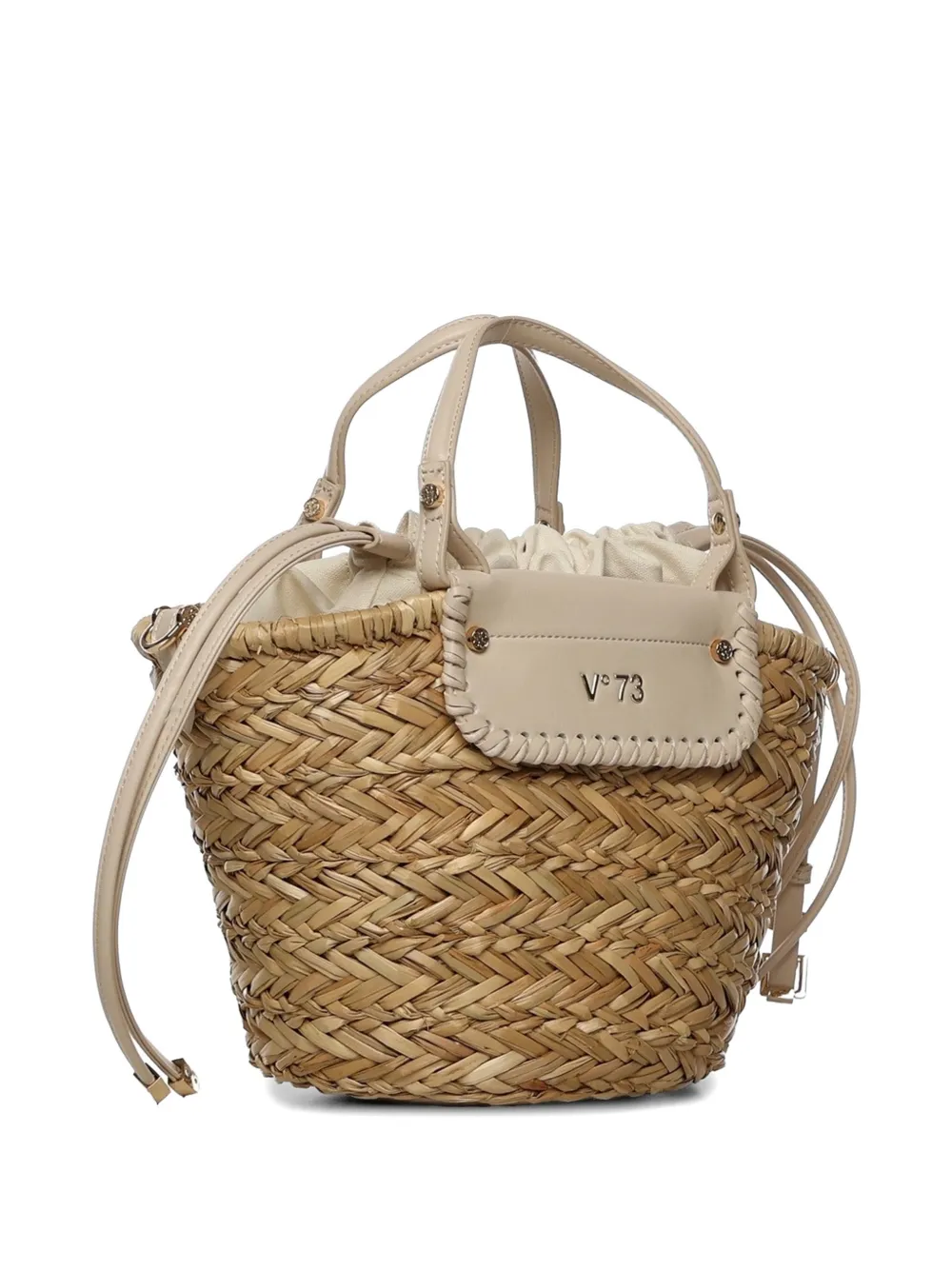  V°73 Top Handle Tote Bag - Neutrals 