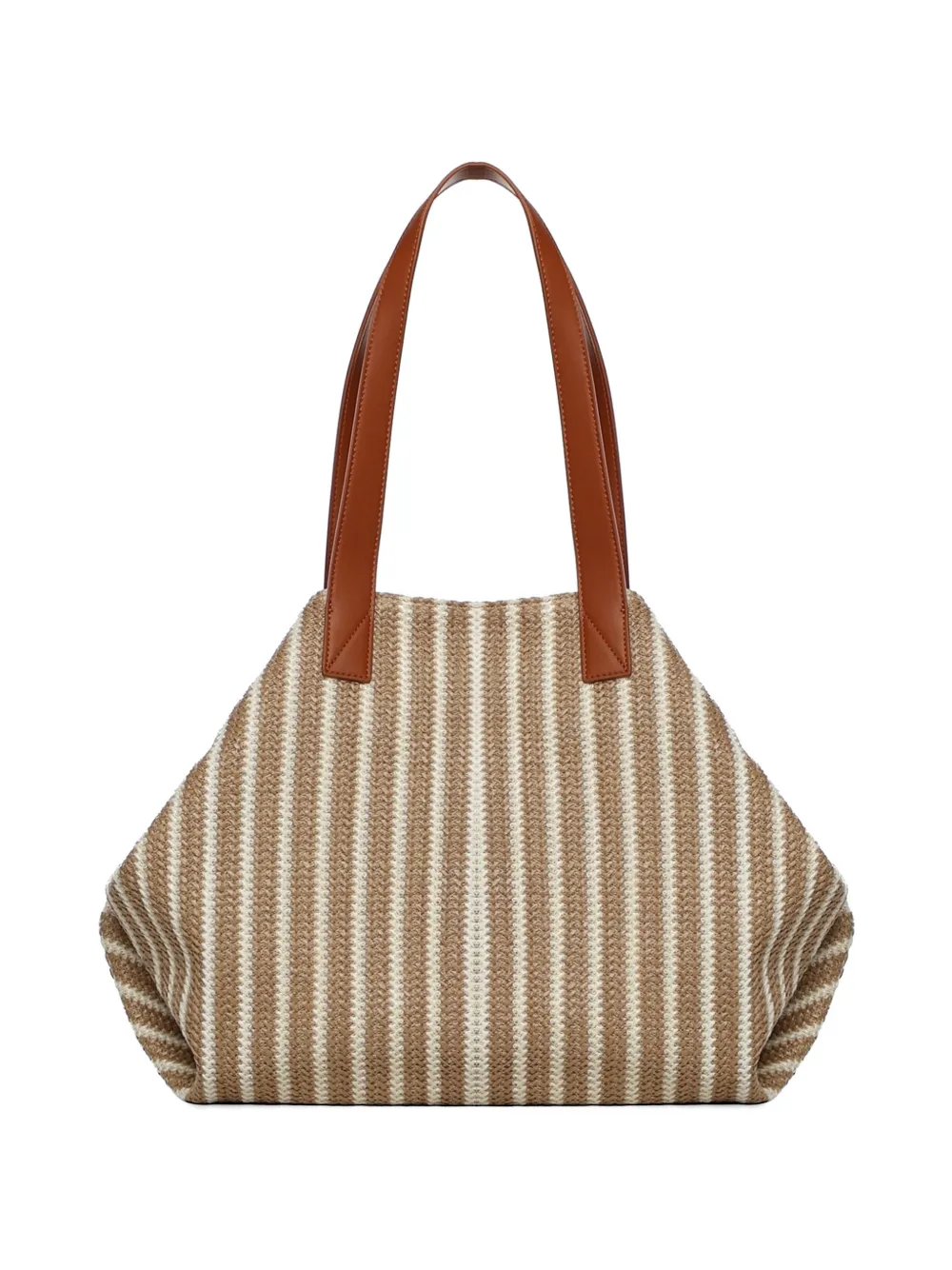  V°73 Striped Shoulder Bag - Neutrals 