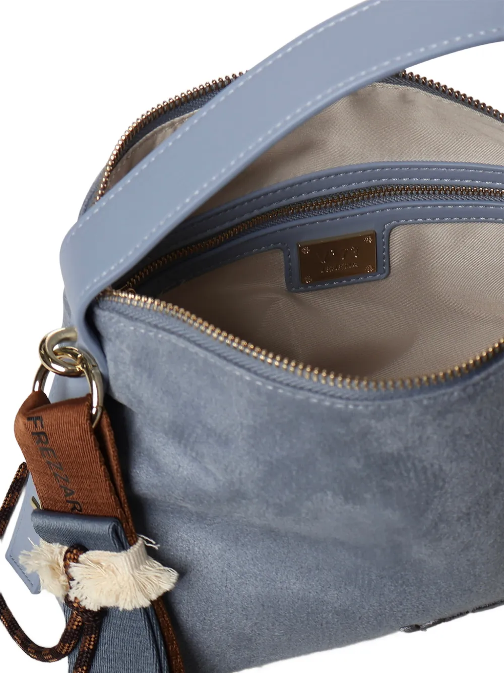 V73 Danielle Shoulder Bag In Blue