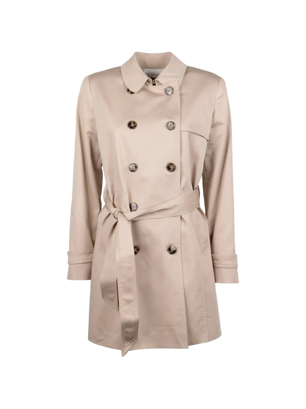 Marella Emme double-breasted coat - Neutrals