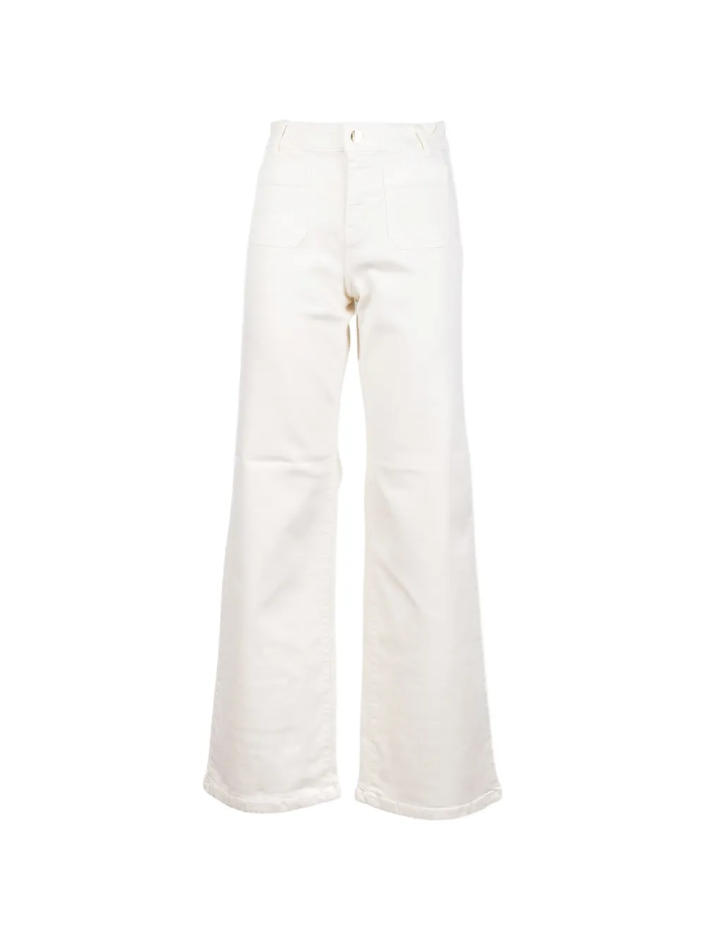 Marella logo-patch jeans - Nude