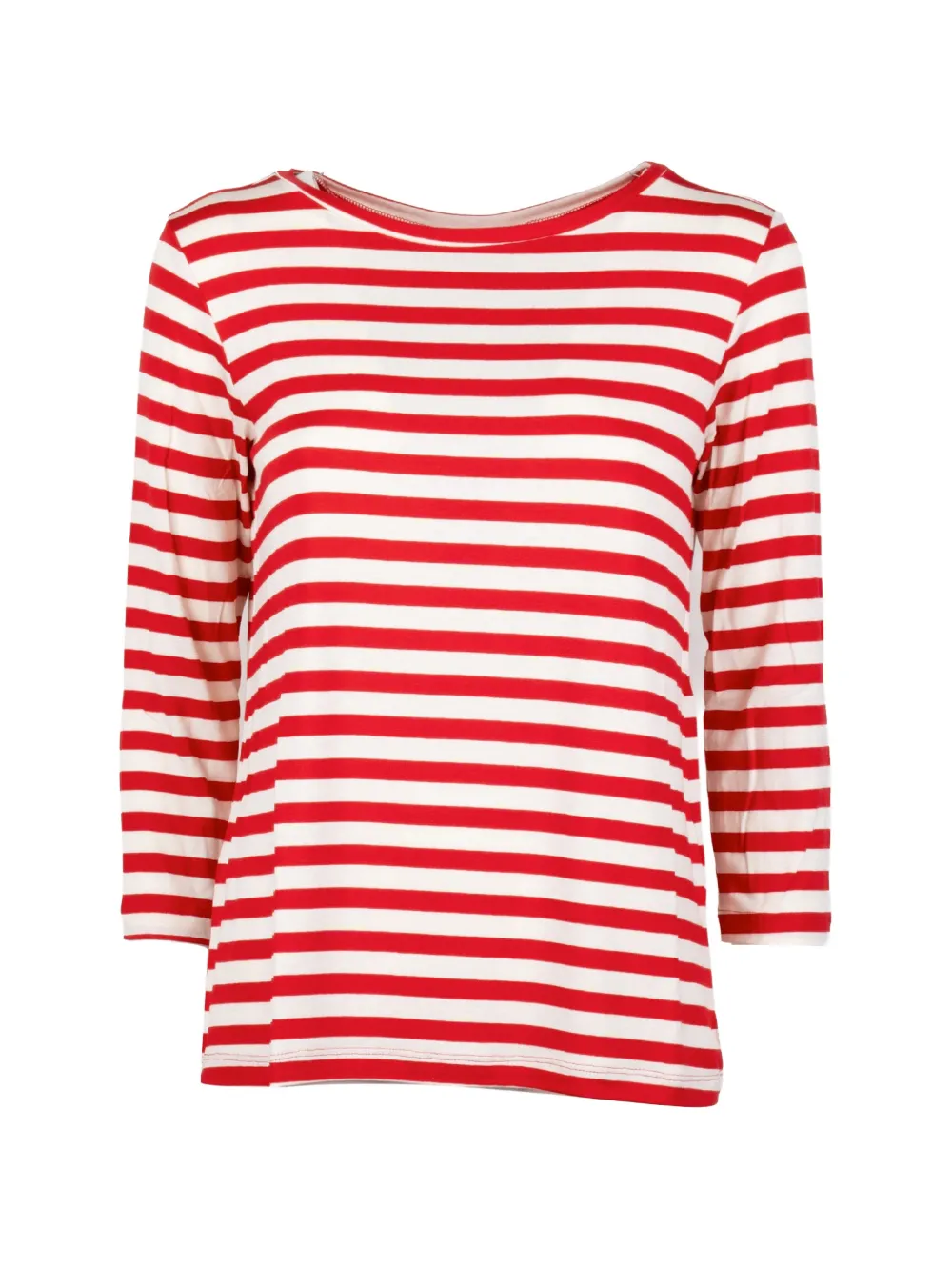 Marella T-shirt Emme a righe - Rosso