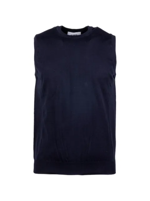 ALPHA STUDIO pull sans manches à col rond