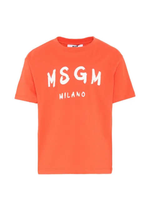 MSGM Kids short-sleeve logo t-shirt