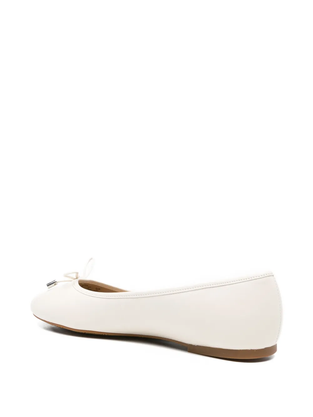 Lauren Ralph Lauren Jayna ballerina's met strikdetail Beige