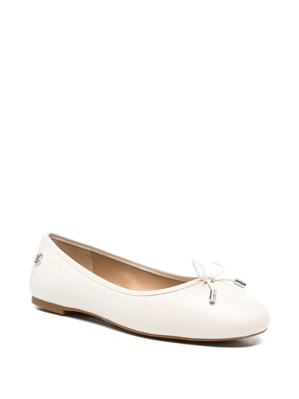 Lauren Ralph Lauren Jayna ballerina's met strikdetail Beige