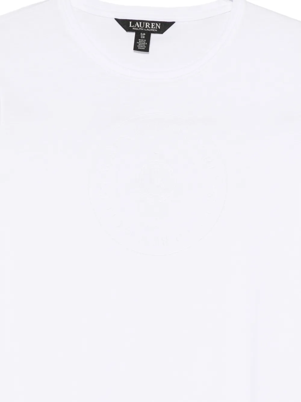 Lauren Ralph Lauren T-shirt met geborduurd logo Wit