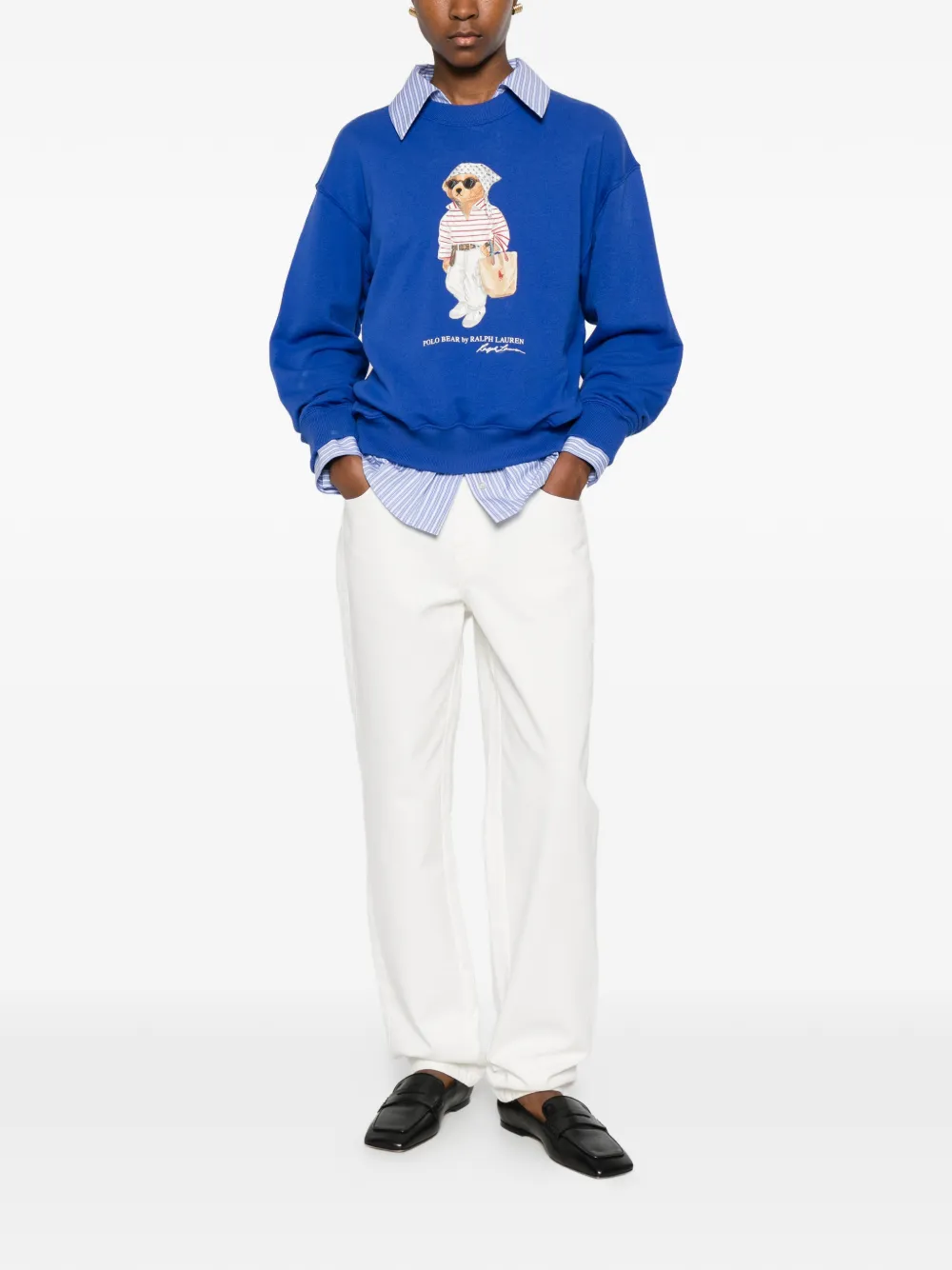 Polo Ralph Lauren Polo Bear trui met grafische print Blauw