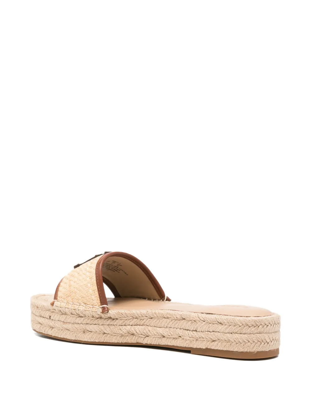 Lauren Ralph Lauren Polly logo-patch espadrilles Beige