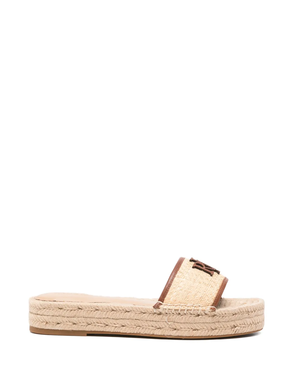 Lauren Ralph Lauren Polly logo-patch espadrilles - Toni neutri